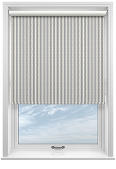 Emily Bond Oscar Stripe, Indigo - Roller Blind